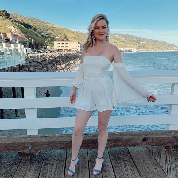 White Romper - Picture 3 of 3